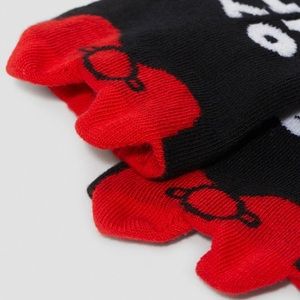 Dr. Martens Black HELLO KITTY BOW SOCKS